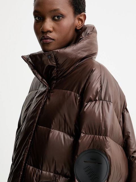 MMC STUDIO kurtka puchowa KARE kolor brązowy zimowa KARE