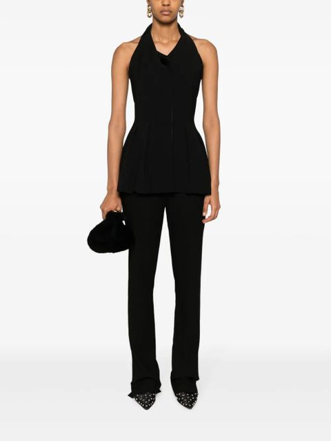 TOTEME Slim tailored trousers - Black