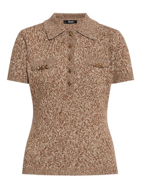 Versace knit polo top - Brown - zdjęcie produktu nr 1