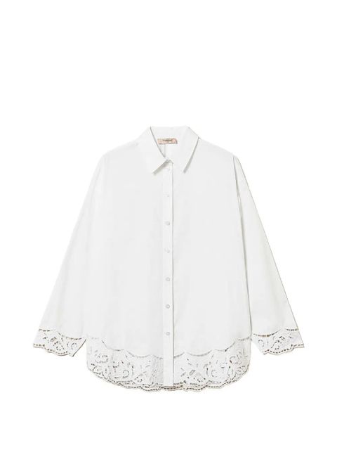 TWINSET broderie-anglaise shirt - White - zdjęcie produktu nr 1