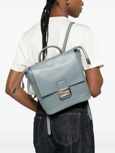 FENDI FF-plaque backpack - Blue - zdjęcie produktu nr 2