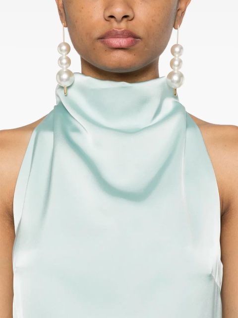 ROTATE BIRGER CHRISTENSEN Estrana maxi dress - Blue