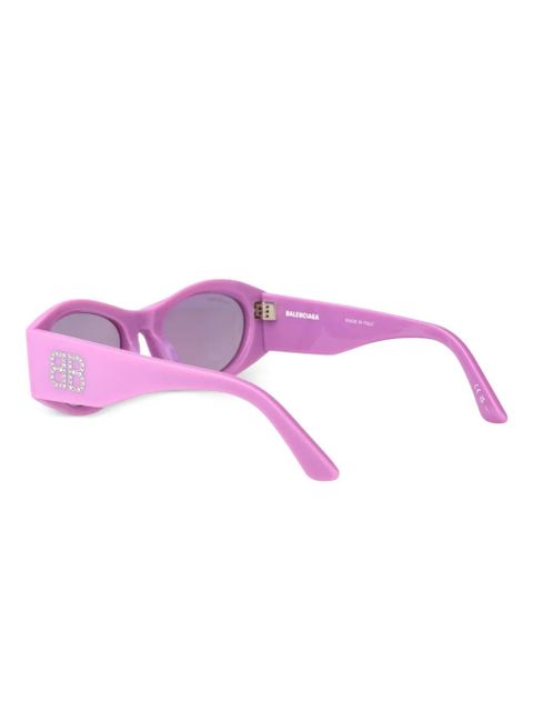 Balenciaga Eyewear geometric-frame sunglasses - Pink