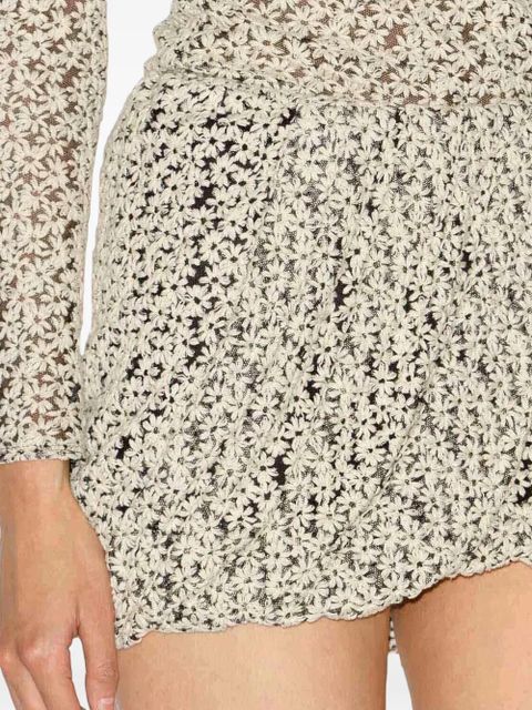 ISABEL MARANT Stacya mini skirt - Neutrals