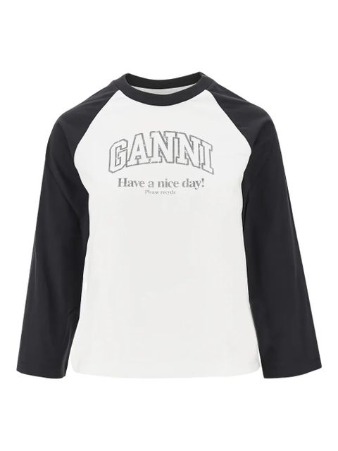 GANNI long-sleeve T-shirt - White - zdjęcie produktu nr 1