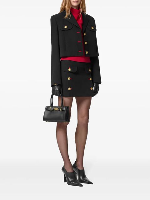Versace Uniform cropped jacket - Black
