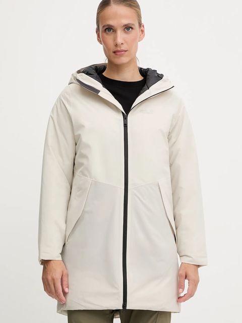 Jack Wolfskin kurtka FROST HAVEN kolor beżowy A65091 - zdjęcie produktu nr 1