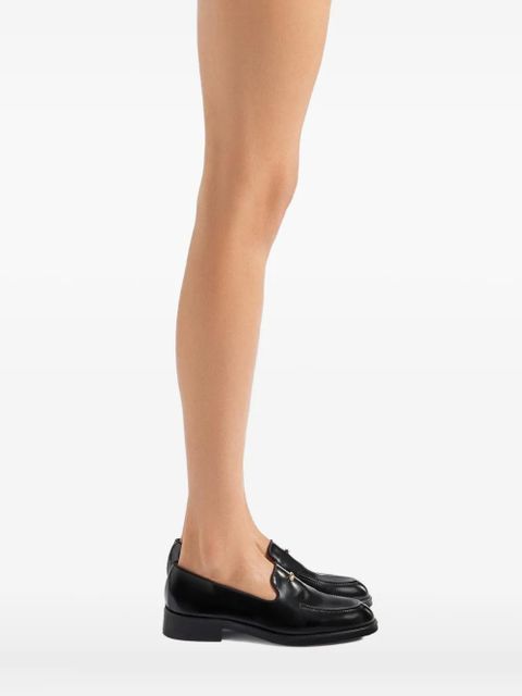 Giuseppe Zanotti Dories leather-upper loafers - Black