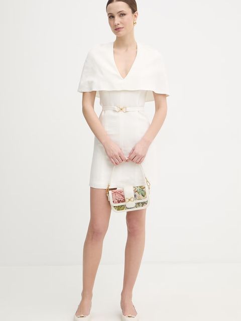 Twinset sukienka z dodatkiem lnu - zdjęcie produktu nr 1