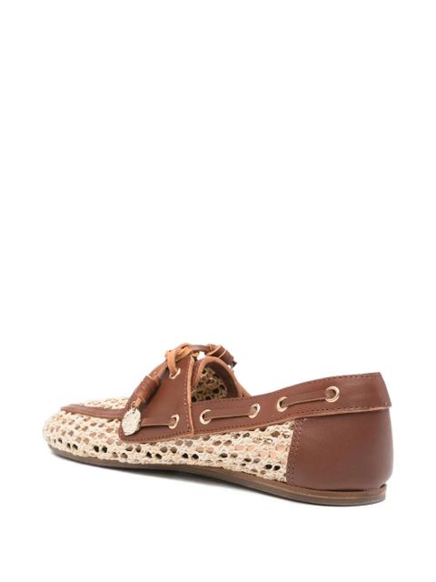 Ancient Greek Sandals Plaria lace-up boat shoes - Brown - zdjęcie produktu nr 2