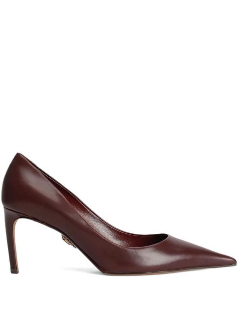 Dolce & Gabbana 80mm Devotion leather pumps - Red - zdjęcie produktu nr 1