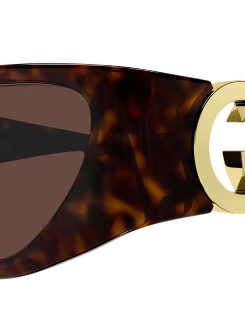 Gucci Eyewear cat-eye frame sunglasses - Brown - zdjęcie produktu nr 2