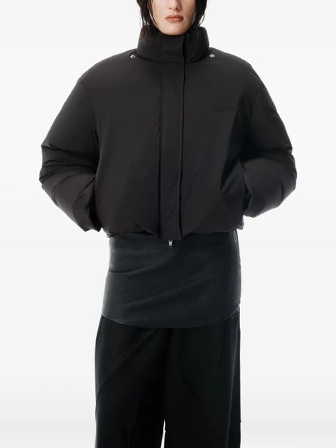 Alexander Wang cropped puffer jacket - Black