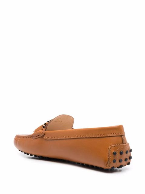 Tod's chain-link loafers - Brown - zdjęcie produktu nr 2