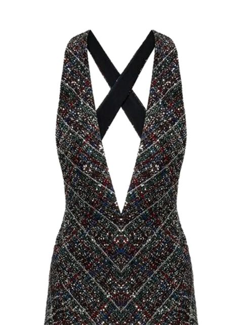 Missoni V-neck patterned maxi dress - Black - zdjęcie produktu nr 2