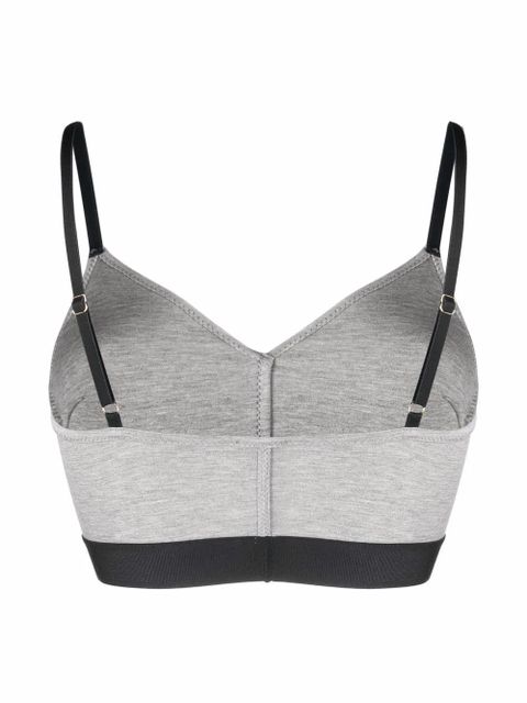 TOM FORD stretch-modal crop top - Grey - zdjęcie produktu nr 2