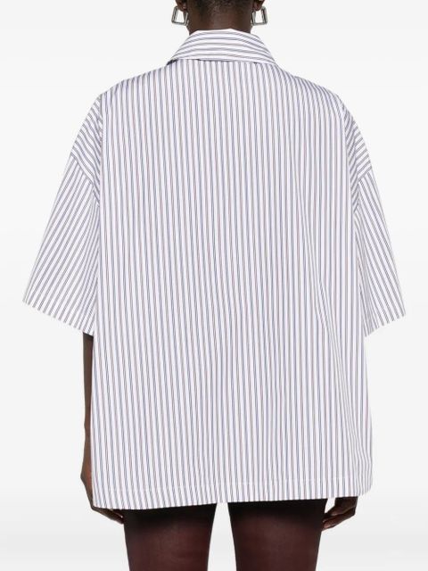 The Attico striped shirt - White