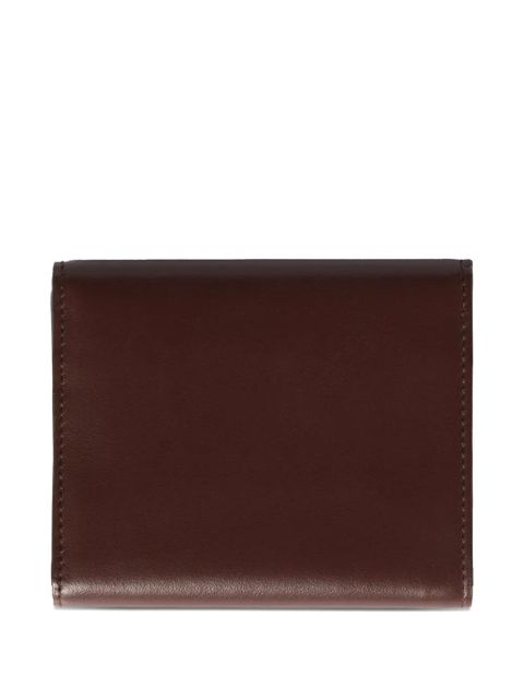 Miu Miu logo leather wallet - Brown