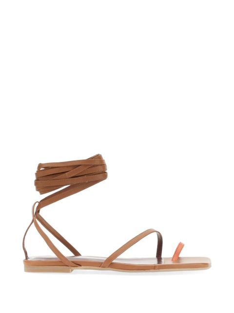 STAUD gladiator toe sandals - Brown - zdjęcie produktu nr 1