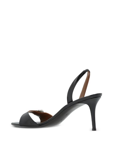 Giuseppe Zanotti 95mm crystal-embellished slingback sandals - Black