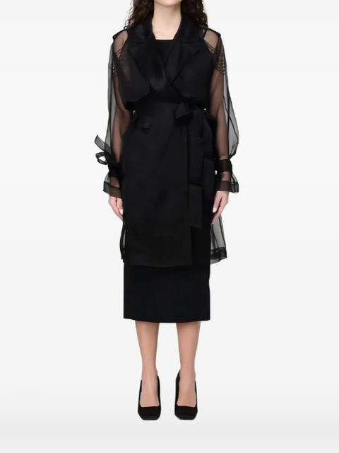 PINKO sheer trench coat - Black - zdjęcie produktu nr 1
