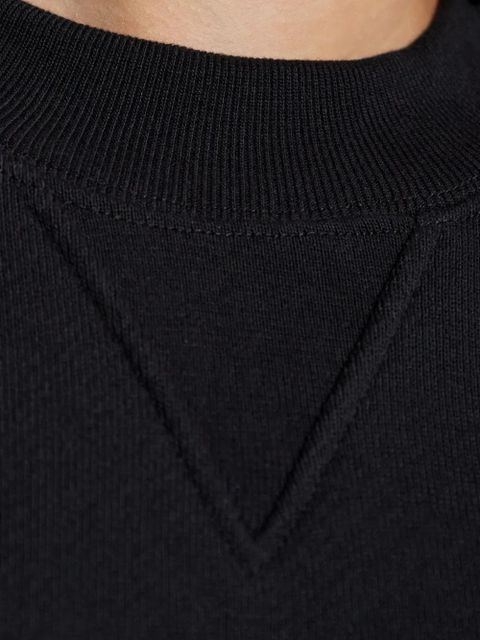 Victoria Beckham raglan-sleeves cotton sweatshirt - Black