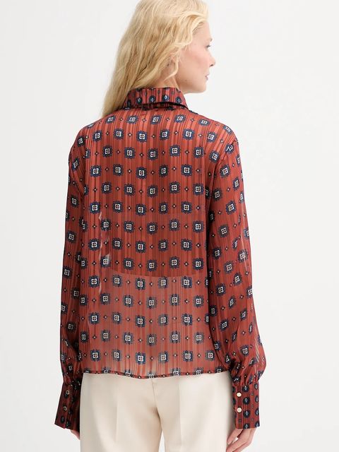 Morgan koszula damska kolor pomarańczowy relaxed z kołnierzykiem klasycznym CILGAL.F - zdjęcie produktu nr 2