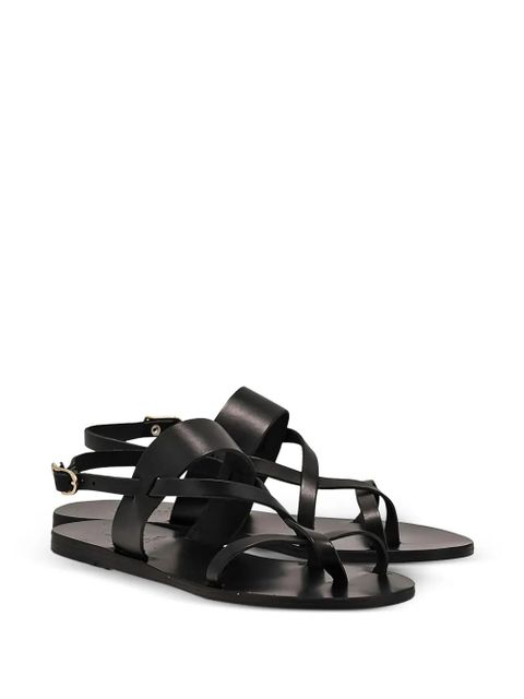 Ancient Greek Sandals Alethea flat sandals - Black