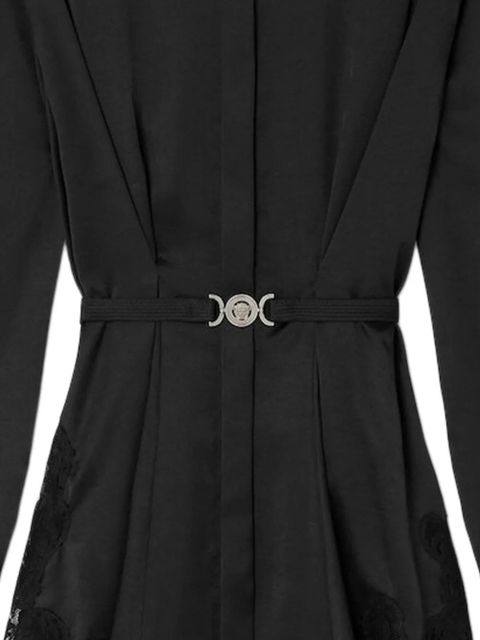 Versace lace-trim belted dress - Black - zdjęcie produktu nr 2