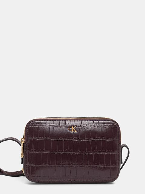 Calvin Klein torebka kolor bordowy LV04F3285G - zdjęcie produktu nr 1