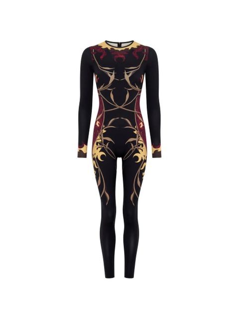 Marine Serre printed jumpsuit - Black - zdjęcie produktu nr 1