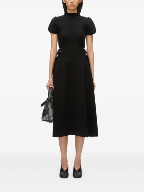 3.1 Phillip Lim ring-embellished midi dress - Black