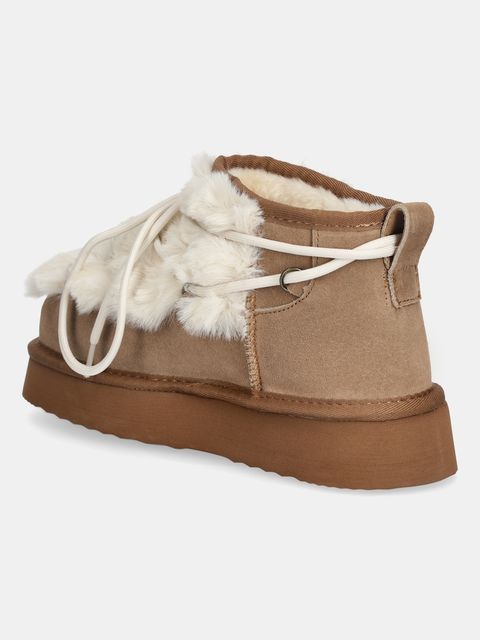 Answear.LAB śniegowce zamszowe kolor brązowy