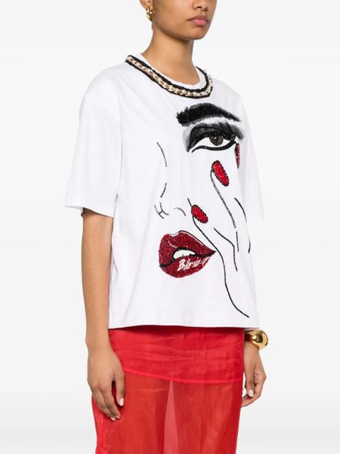 Balmain embellished T-shirt - White - zdjęcie produktu nr 2