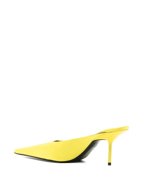 Victoria Beckham 75mm Sloan mules - Yellow