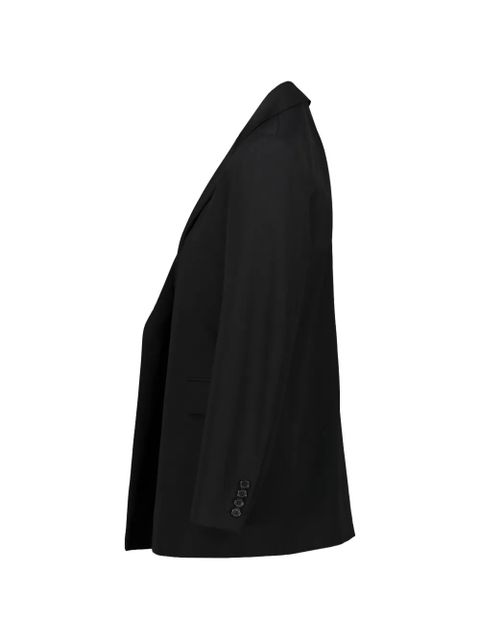 The Row single-breasted wool blazer - Black