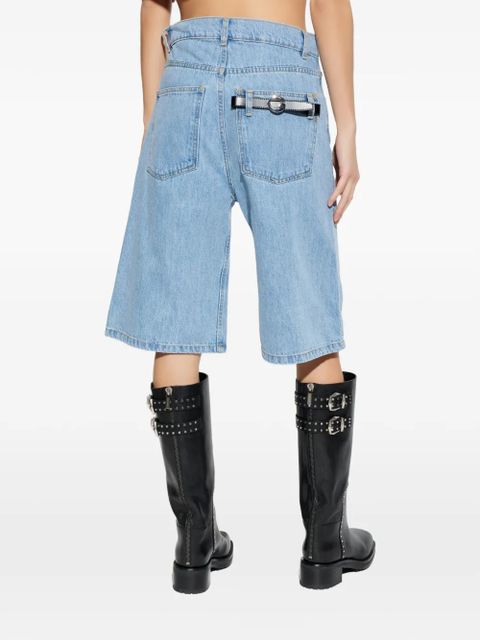 Coperni belt-detail shorts - Blue