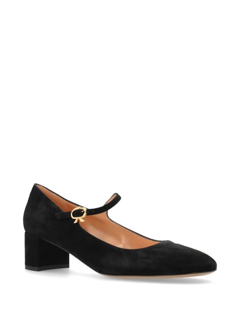 Gianvito Rossi Mary Jane suede pumps - Black - zdjęcie produktu nr 2