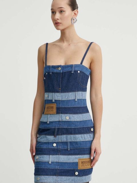 Moschino Jeans sukienka jeansowa - zdjęcie produktu nr 1