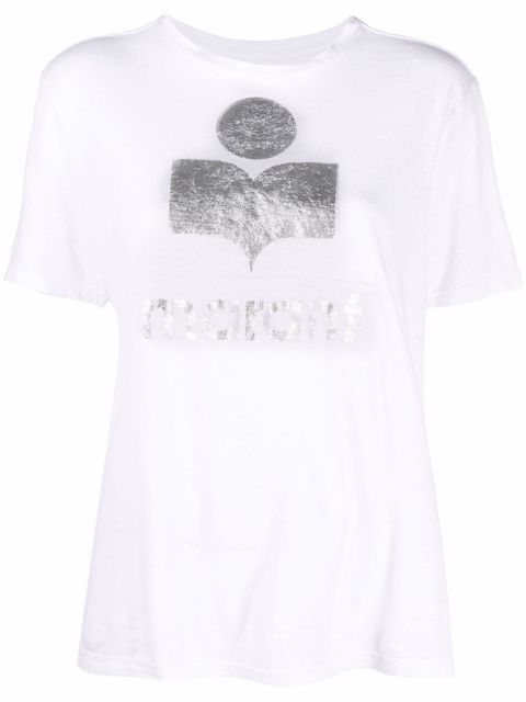 MARANT ÉTOILE Zewel logo-print T-shirt - White - zdjęcie produktu nr 1