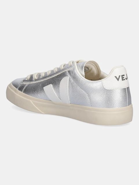 Veja sneakersy skórzane Campo kolor srebrny CP0502684A