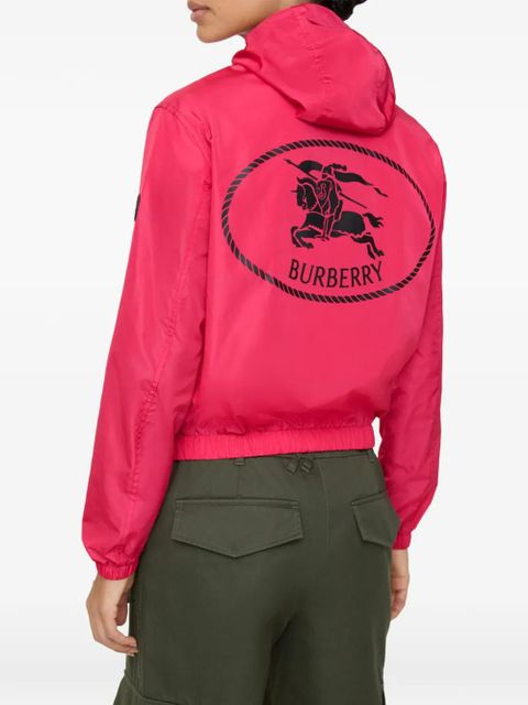 Burberry nylon Nelson hooded jacket - Pink