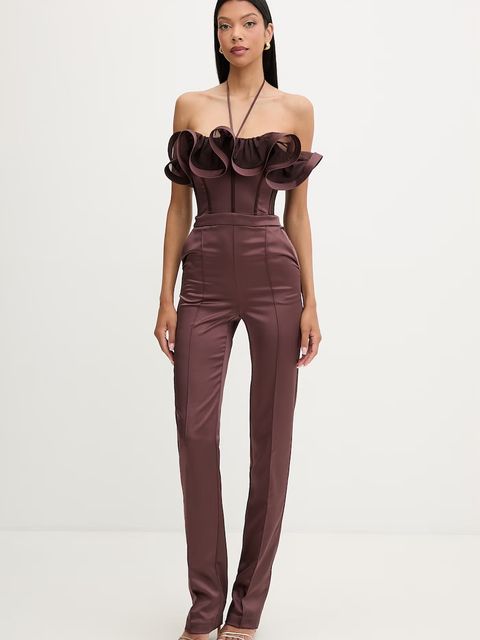 Elisabetta Franchi kombinezon z falbanką damski - zdjęcie produktu nr 1