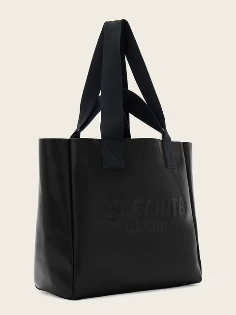 AllSaints torba skórzana IZZY kolor czarny W391XD - zdjęcie produktu nr 2