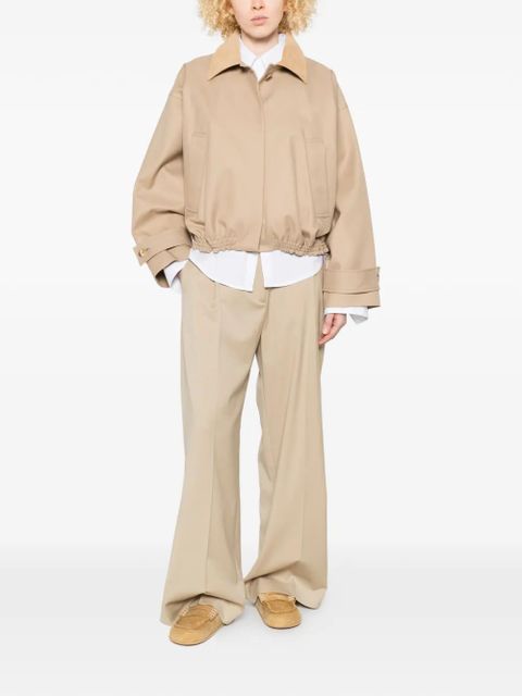 Róhe contrast-collar bomber jacket - Neutrals - zdjęcie produktu nr 2