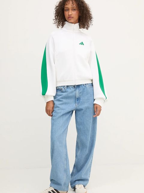 adidas bluza Stadium damska kolor biały z nadrukiem JW0526