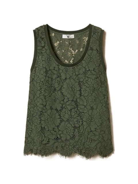 TWINSET lace blouse - Green - zdjęcie produktu nr 1