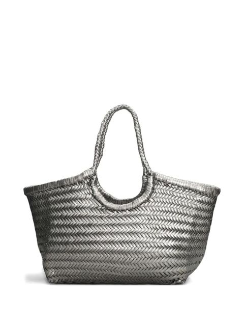DRAGON DIFFUSION Nantucket woven tote bag - Silver - zdjęcie produktu nr 1