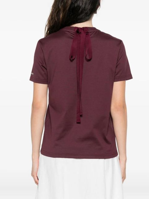 Lanvin keyhole tie-detail top - Purple - zdjęcie produktu nr 2