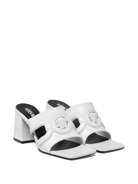Versace 70mm Medusa '95 mules - White
